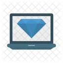 Diamante Diseno Portatil Icono