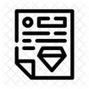 Diamante  Icono