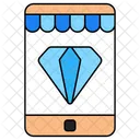 Diamante Movil Diamante En Linea Tienda De Moviles Icon
