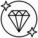 Diamanten Karte Juwel Symbol