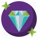 Diamanten Karte Juwel Symbol