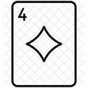 Diamanten Karte Symbol