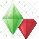 Diamantes Tarjeta Diamante Icono