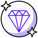 Diamantes Tarjeta Joya Icon