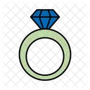 Diamant-Ring  Symbol