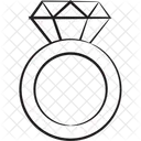 Diamant-Ring  Symbol