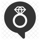 Diamant-Ring  Symbol