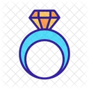 Diamant-Ring  Symbol