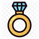 Diamant-Ring  Symbol