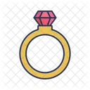 Diamant-Ring  Symbol