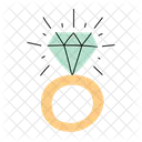 Diamant-Ring  Symbol