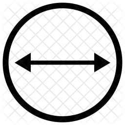 Diameter  Icon