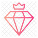 Diamond Luxury Crown Icon