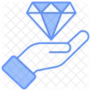 Diamond Jewelry Gem Icon