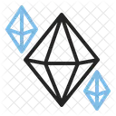 Diamond Gem Faceted Icon
