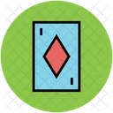 Diamond Card Poker Icon