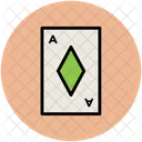 Diamond Card Poker Icon