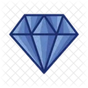 Diamond Crystal Gemstone Icon