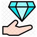 Hand Diamond Finance Icon