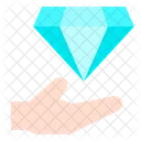 Hand Diamond Finance Icon