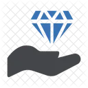 Diamond Gem Luxury Icon