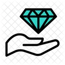 Diamond Gem Luxury Icon