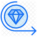 Diamond Arrow Ranking Icon