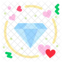 Diamond Heart Wedding Icon