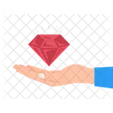 Brilliant Crystal Diamond Icon