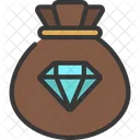 Diamond Bag Money Icon