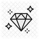 Diamond Engagement Stone Icon
