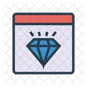 Diamond Finance Internet Icon