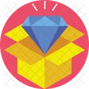 Diamond Unboxing Gift Icon