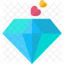 Diamond Stone Heart Icon