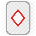 Diamond Gambling Card Icon