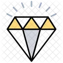 Diamond Cubic Crystal Icon