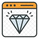 Jeweller Diamond Gemstone Icon
