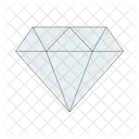 Diamond Gem Clip Art Icon