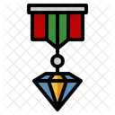 Diamond Jewel Insignia Icon