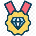 Diamond Badge  Icon