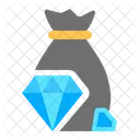 Diamond Bag Diamond Money Icon
