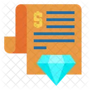 Diamond Gem Bill Icon