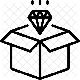 Diamond box Icon