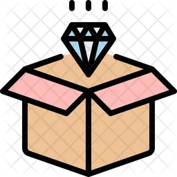 Diamond box  Icon