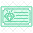 Diamond certificate  Icon