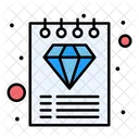 Diamond Document  Icon