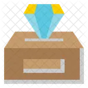 Diamond Donation Diamond Box Icon