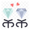 Diamond Earrings  Icon