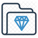Diamond Folder Archive Icon