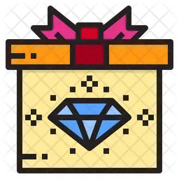 Diamond Gift  Icon